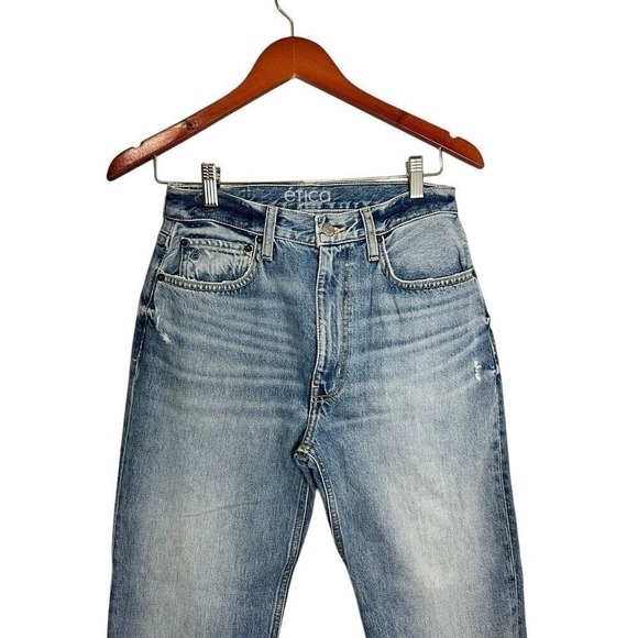 NWT Etica Finn Organic Slim Straight Ankle Jeans Size 26 - Picture 5 of 9